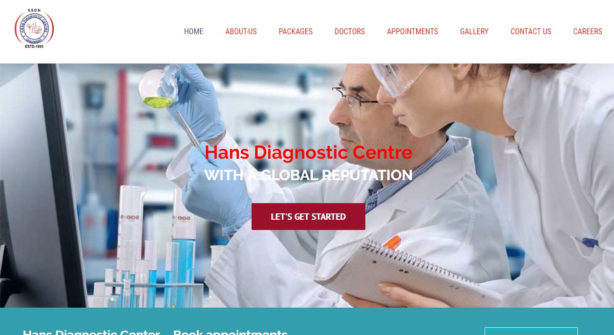 'At hans diagnostic centre we strive to become one of the best diagnostic centre in ghaziabad.
